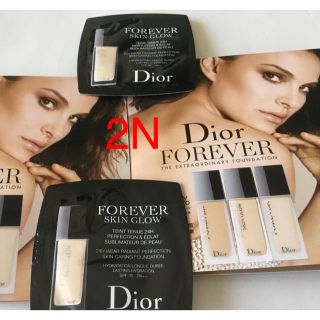 ディオール(Dior)のDior ディオール　スキンフォーエヴァーフルイドグロウ　ファンデ　サンプル　(ファンデーション)