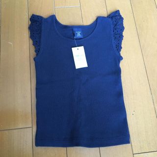 ベビーギャップ(babyGAP)のレースタンクトップ90(ネイビー）(Tシャツ/カットソー)