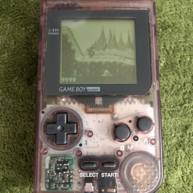 動作確認済】ゲームボーイ ポケット クリアパープル - 携帯用ゲーム機本体