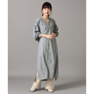 ローリーズファーム(LOWRYS FARM)の新品タグ付★人気完売品★ LOWRYS FARM カフタンワンピ　シャツワンピ(ロングワンピース/マキシワンピース)