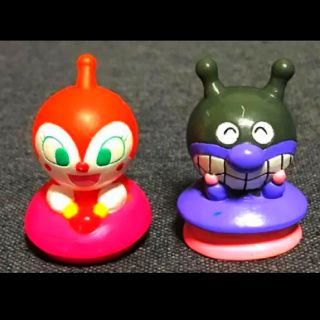 アンパンマン(アンパンマン)のバイキンマン ドキンちゃんUFO／アンパンマンser.指人形 ソフビ フィギュア(キャラクターグッズ)