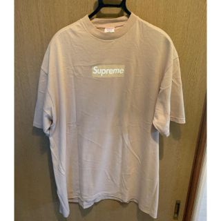 シュプリーム(Supreme)の専用です！supreme ボックスロゴ Tシャツ　ベージュ　XL(Tシャツ/カットソー(半袖/袖なし))