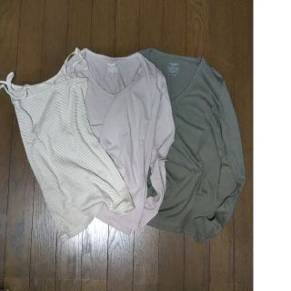 アズールバイマウジー(AZUL by moussy)のAZULアズールロンT2枚&タンクトップ1枚セットSサイズ(Tシャツ(長袖/七分))