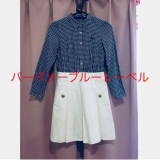 バーバリーブルーレーベル(BURBERRY BLUE LABEL)のバーバリーブルーレーベル ワンピ(ひざ丈ワンピース)