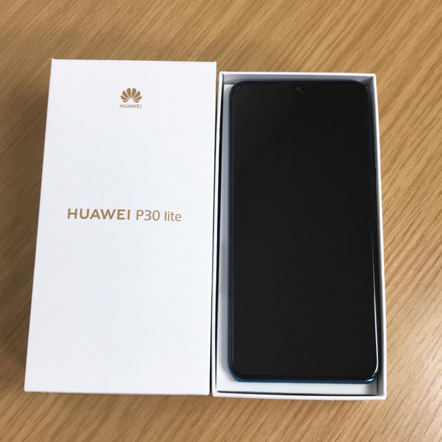 【美品】SIMフリー デュアルSIM対応 Huawei P30 liteEMUI100メモリ