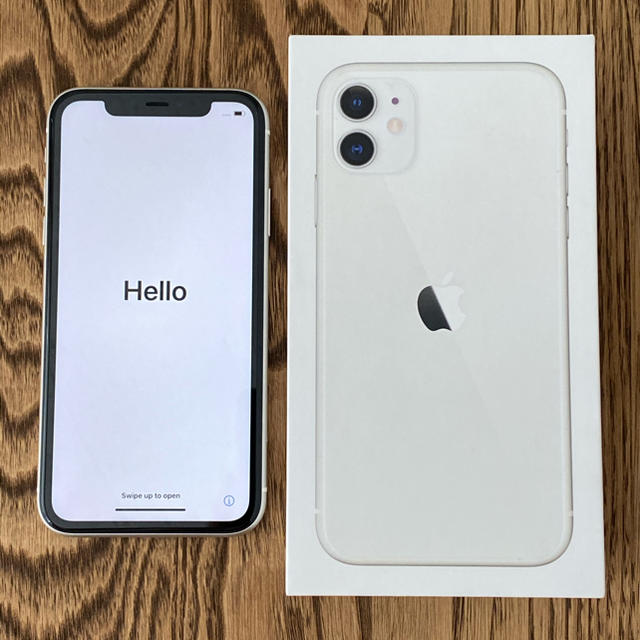 激安直営店 iPhone - Apple 11 ホワイト 64GB スマートフォン本体