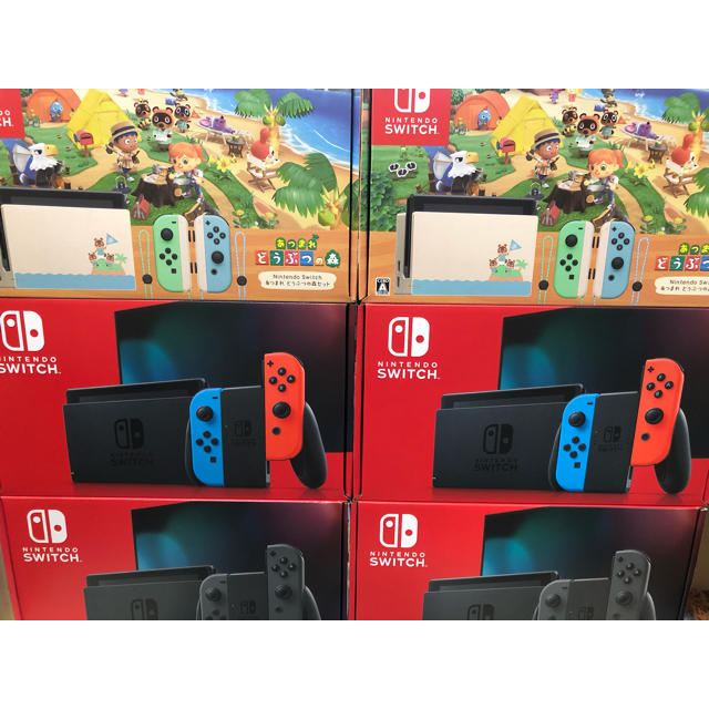 専用出品Nintendo Switch ネオン,グレー,あつ森  本体 新品