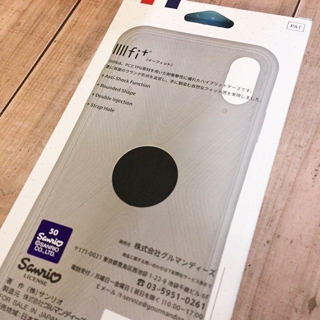 シナモロール(シナモロール)のIIIfi+ シナモロール iPhoneXsMAX ケース SAN909CN スマホ/家電/カメラのスマホアクセサリー(iPhoneケース)の商品写真