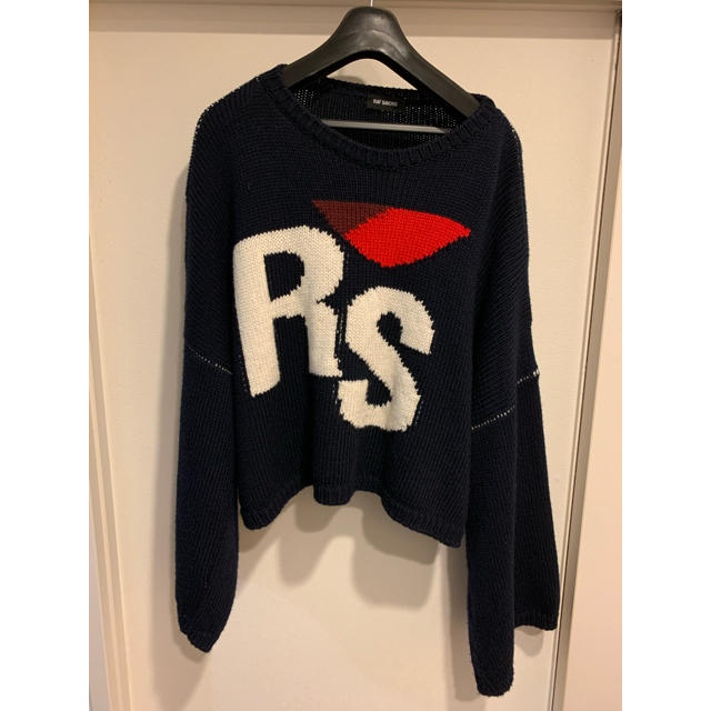 Raf Simons RSニット　ネイビー