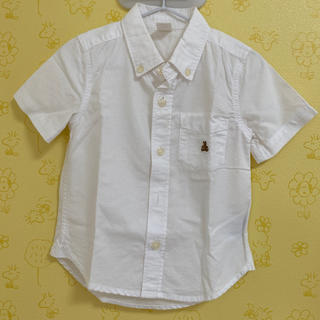 ベビーギャップ(babyGAP)の白シャツ　95cm  男の子(Tシャツ/カットソー)