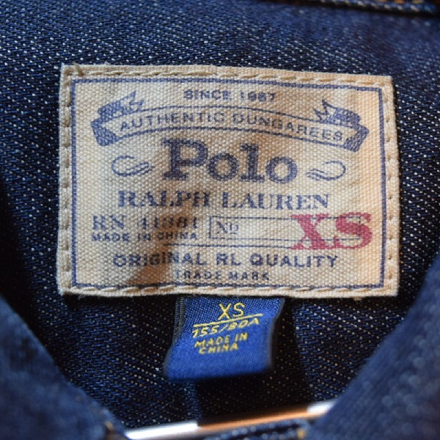 Ralph Lauren(ラルフローレン)のRalph Lauren ラルフローレン デニム ワンピース 正規品 伊勢丹購入 レディースのワンピース(ひざ丈ワンピース)の商品写真