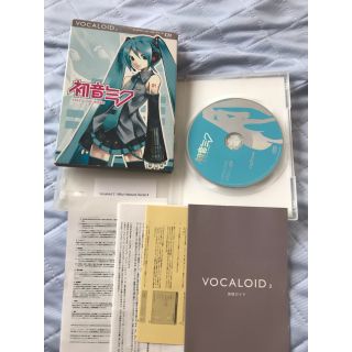 ボーカロイド  初音ミク　音声合成　パソコンソフト中古品(ボーカロイド)