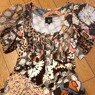 ジャストカヴァリ(Just Cavalli)のジャストカヴァリ　柄ブラウス(シャツ/ブラウス(長袖/七分))