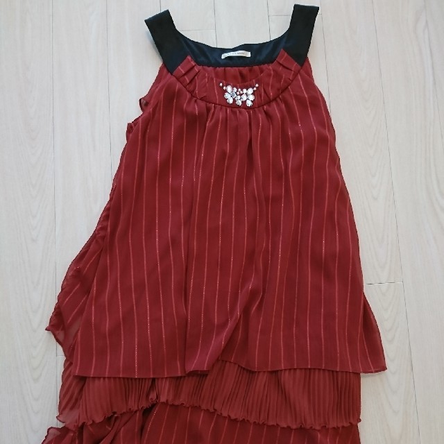 axes femme(アクシーズファム)のドレス 赤 レディースのフォーマル/ドレス(ミディアムドレス)の商品写真