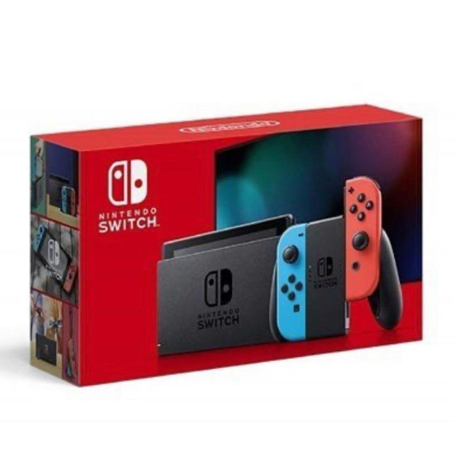 Nintendo Switch(ニンテンドースイッチ)の未使用品 Nintendo Switch ネオンブルー / ネオンレッド エンタメ/ホビーのゲームソフト/ゲーム機本体(家庭用ゲーム機本体)の商品写真