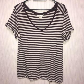 エイチアンドエム(H&M)のH&M ボーダーTシャツ　半袖　S M L(Tシャツ(半袖/袖なし))