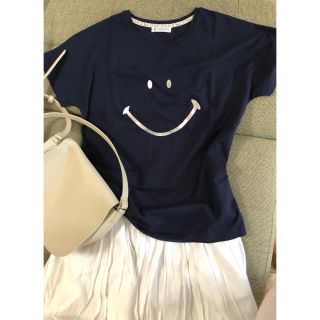 アフタヌーンティー(AfternoonTea)のアフタヌーンティー　ネイビーTシャツ　新品(Tシャツ(半袖/袖なし))