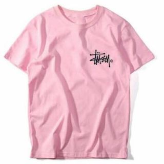 ステューシー(STUSSY)のstussy Tシャツ　ピンク(Tシャツ(半袖/袖なし))