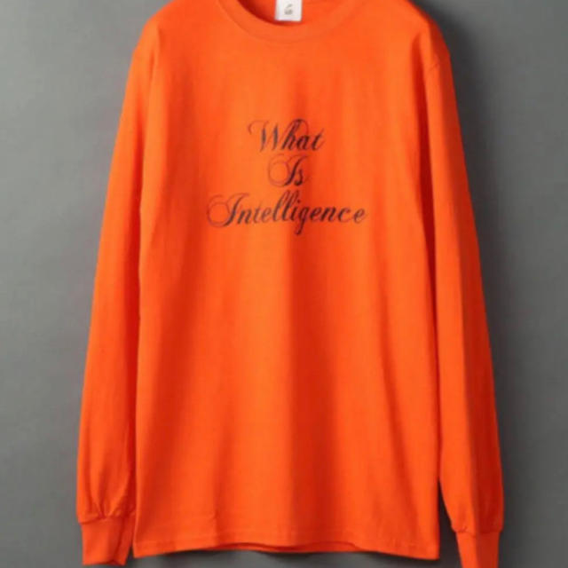BEAUTY&YOUTH UNITED ARROWS(ビューティアンドユースユナイテッドアローズ)の6 roku ロングスリーブ ロンT Tシャツ オレンジ ロゴ レディースのトップス(Tシャツ(長袖/七分))の商品写真