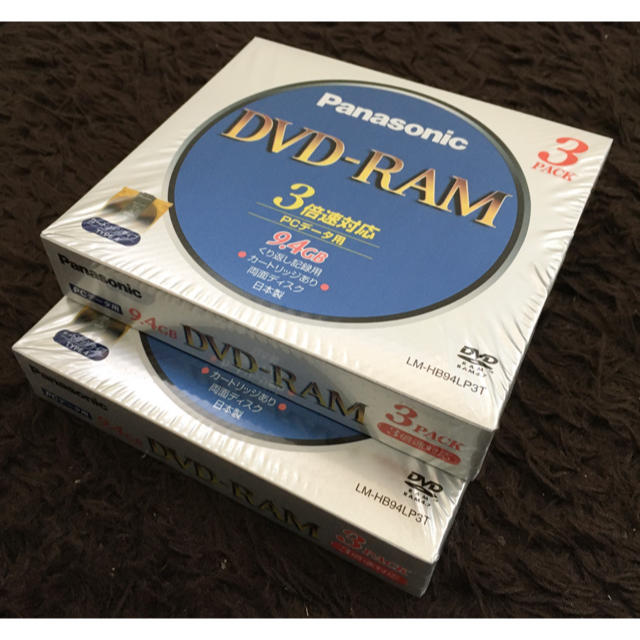 DVD-RAM 6枚 データ用9.4GB 2〜3倍速対応