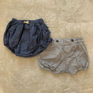 プティマイン(petit main)の【新品&中古‼️】プティマイン&アンパサンド かぼちゃパンツ2枚セット(パンツ)