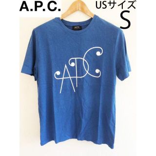 アーペーセー(A.P.C)のS 海外限定 新品 APC アーペーセー スクロール ロゴ Tシャツ(Tシャツ/カットソー(半袖/袖なし))