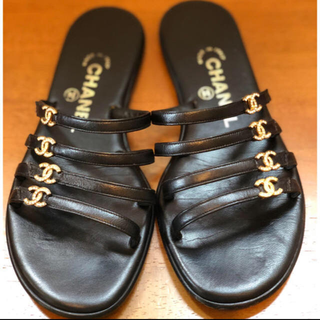 CHANEL シャネル フラットサンダル size36サンダル