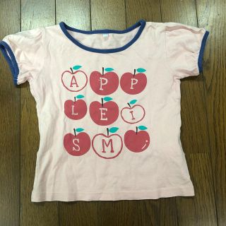 ニッセン(ニッセン)のキッズ　パフスリーブTシャツ  ピンク100(Tシャツ/カットソー)