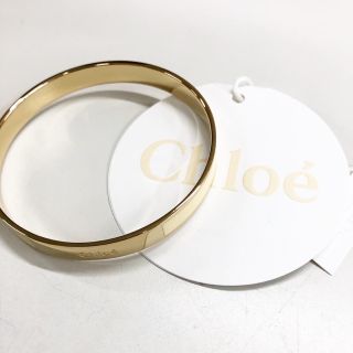 クロエ(Chloe)のChloe  アクセサリー　クロエ　バングル　腕輪　Mサイズ　GOLD(ブレスレット/バングル)