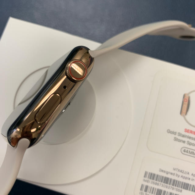 apple watch series4 ゴールド44㎜美品ステンレスセルラー