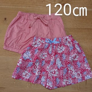 ユニクロ(UNIQLO)のショートパンツ ユニクロ 120 女の子 ピンク(スカート)