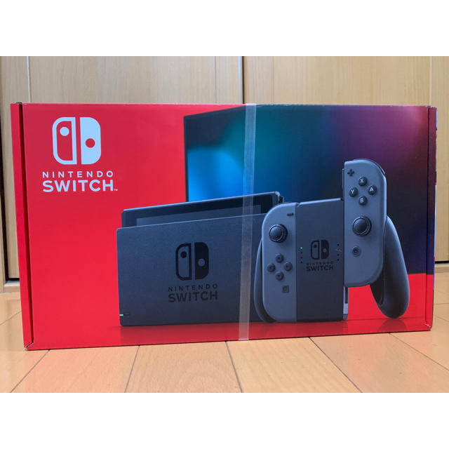 Nintendo Switch(ニンテンドースイッチ)のNintendo Switch Joy-Con(L)/(R) グレーバッテリー長 エンタメ/ホビーのゲームソフト/ゲーム機本体(家庭用ゲーム機本体)の商品写真