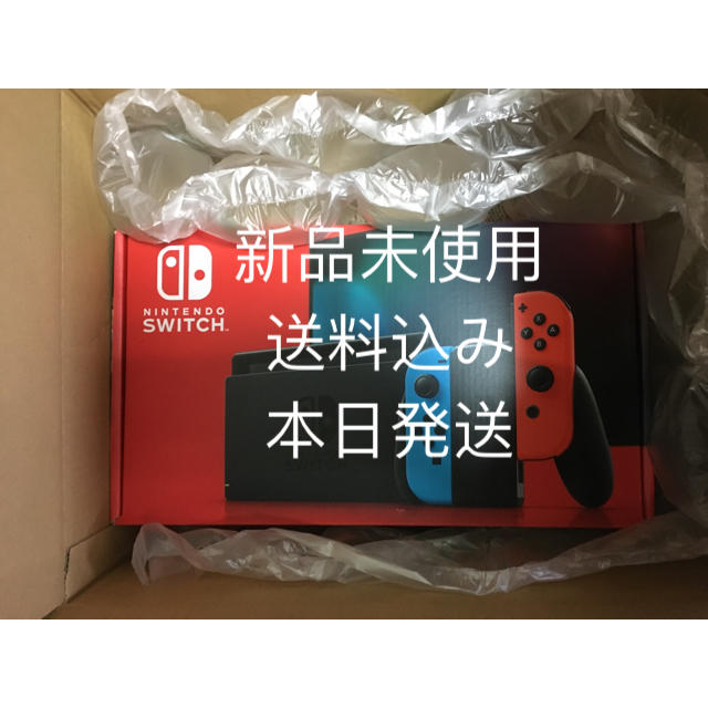 Nintendo Switch(ニンテンドースイッチ)のNintendo Switch スイッチ 本体 ネオンブルーカラー エンタメ/ホビーのゲームソフト/ゲーム機本体(家庭用ゲーム機本体)の商品写真