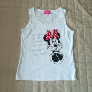 ディズニー(Disney)のMinnie  Mouse　プリント　タンクトップ　S(タンクトップ)