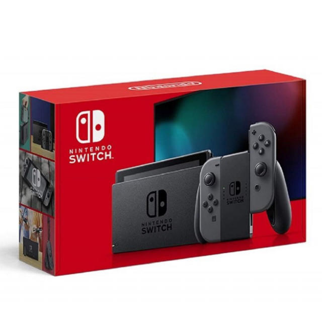 Nintendo Switch(ニンテンドースイッチ)のNintendo Switch グレー 新品未開封 新型 エンタメ/ホビーのゲームソフト/ゲーム機本体(家庭用ゲーム機本体)の商品写真