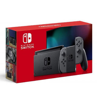 ニンテンドースイッチ(Nintendo Switch)のNintendo Switch グレー 新品未開封 新型(家庭用ゲーム機本体)