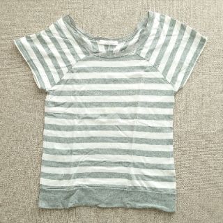 ローリーズファーム(LOWRYS FARM)のLOWRYS FARM／ボーダー半袖カットソーTシャツ　Mサイズ(カットソー(半袖/袖なし))