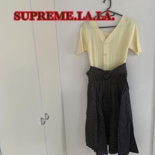 シュープリームララ(Supreme.La.La.)の値下げします！新品！SUPREME.LA.LA ワンピース(ひざ丈ワンピース)