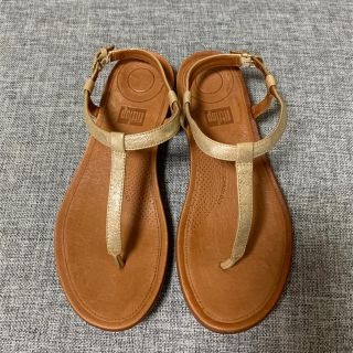 フィットフロップ(fitflop)のFitflop フィットフロップ ティア トゥトング サンダル パールゴールド(サンダル)