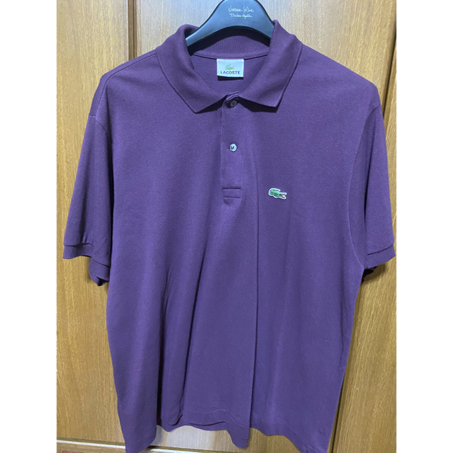 LACOSTE(ラコステ)のLACOSTE ラコステ ポロシャツ パープル 紫 メンズのトップス(ポロシャツ)の商品写真
