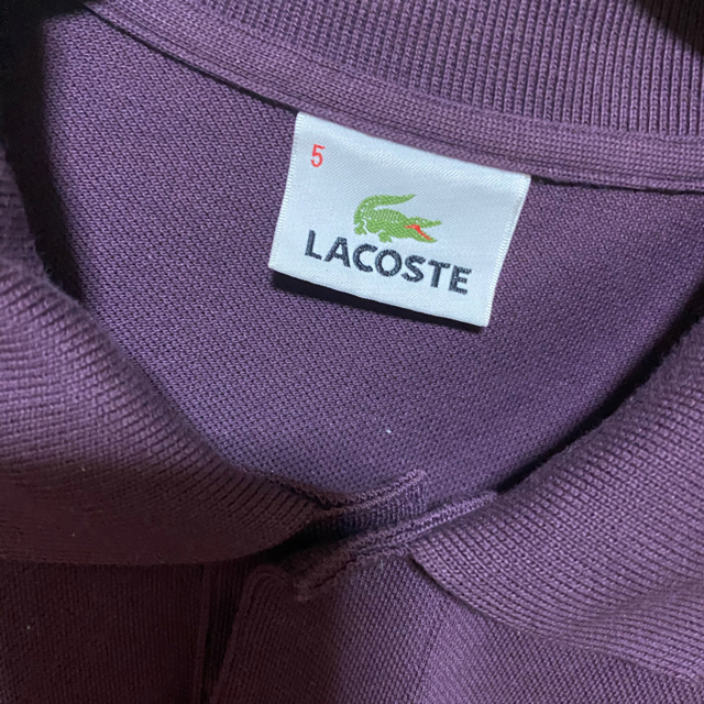 LACOSTE(ラコステ)のLACOSTE ラコステ ポロシャツ パープル 紫 メンズのトップス(ポロシャツ)の商品写真