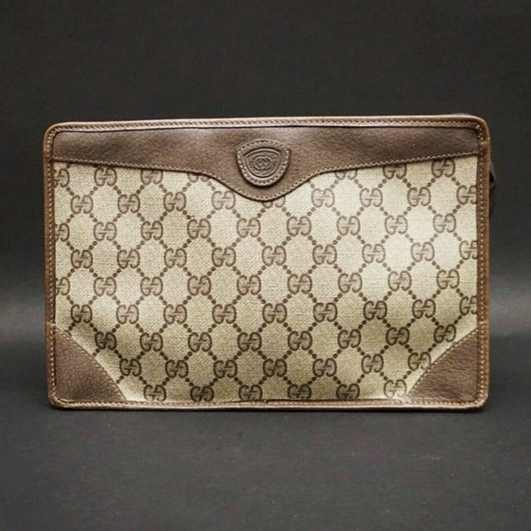 Gucci(グッチ)のオールドグッチ GUCCI  PVC ハンドバック レトロ ヴィンテージ レディースのバッグ(クラッチバッグ)の商品写真