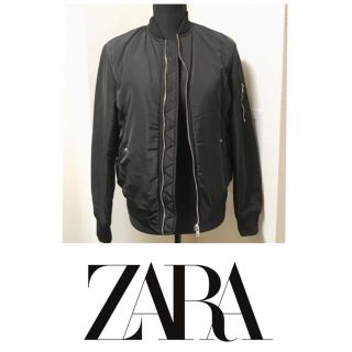 ザラ(ZARA)のZARA MA-1 中綿入りジップアップブルゾン(ブルゾン)