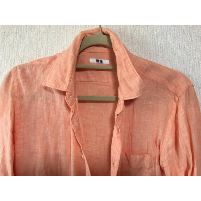 UNIQLO(ユニクロ)のユニクロ　長袖リネンシャツ メンズのトップス(シャツ)の商品写真