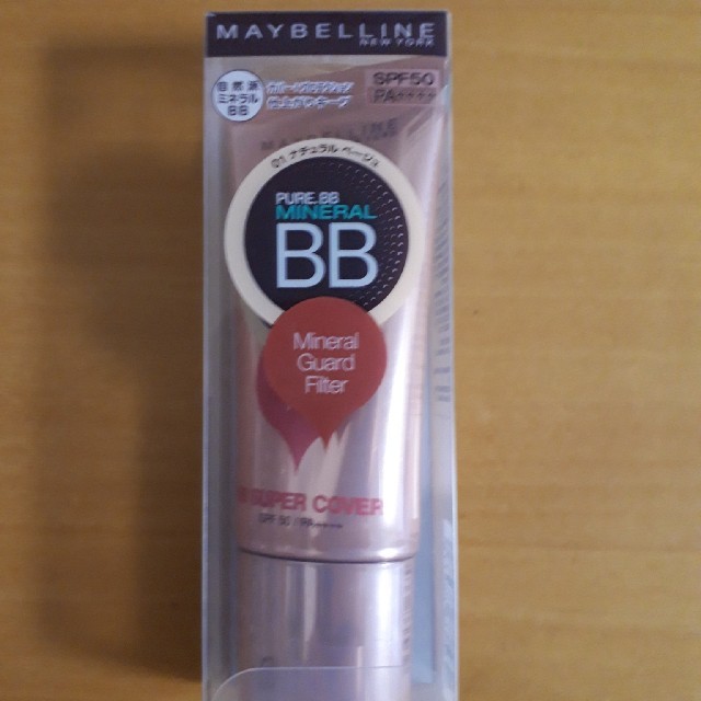 MAYBELLINE(メイベリン)のメイベリン BBクリーム ピュアミネラル BB SP カバー 01 ナチュラル  コスメ/美容のベースメイク/化粧品(BBクリーム)の商品写真