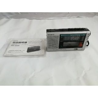 SONY 短波ラジオ モノラルラジカセ WA-6000