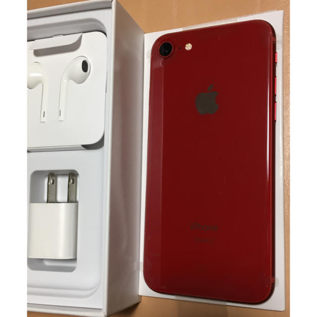 iPhone8 RED 256GB 新品未使用