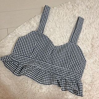 グレイル(GRL)の新品＊ギンガムチェックビスチェ(その他)