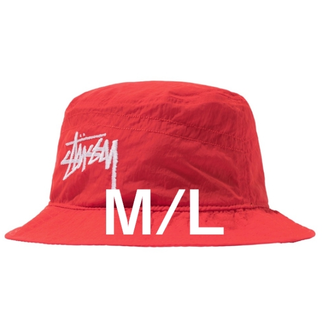 M/Lサイズ Stussy x NIKE BUCKET HAT Red