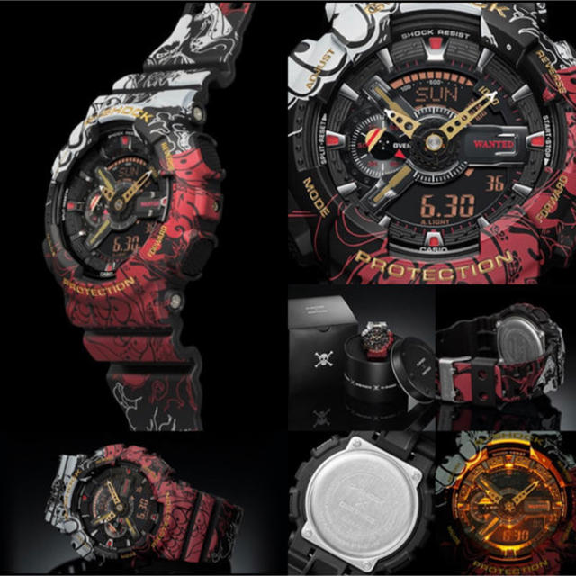 G-SHOCK(ジーショック)の★送料込★CASIOG-SHOCKワンピースコラボGA-110JOP-1A4JR メンズの時計(腕時計(デジタル))の商品写真